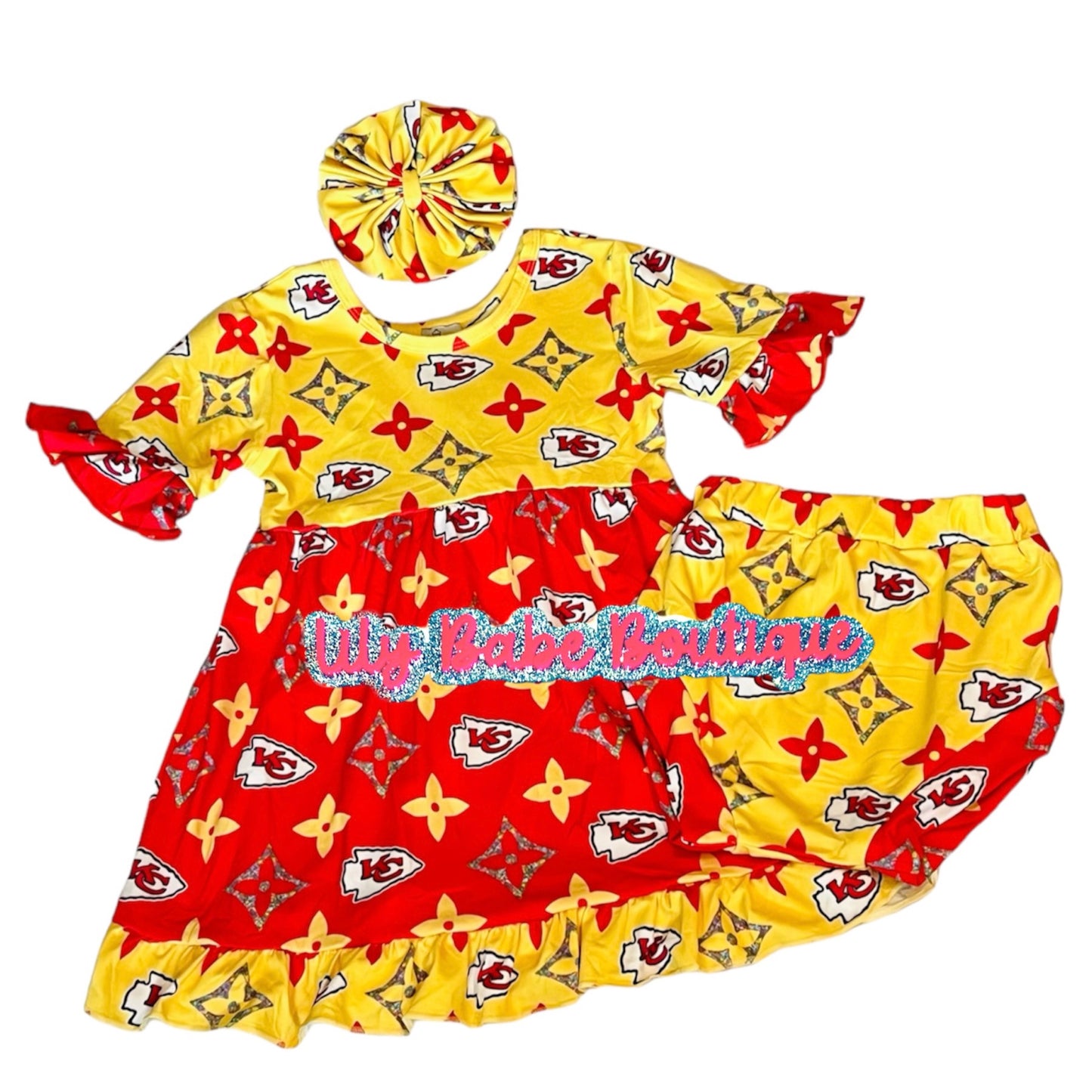 KC Red & Yellow 2 Piece Set