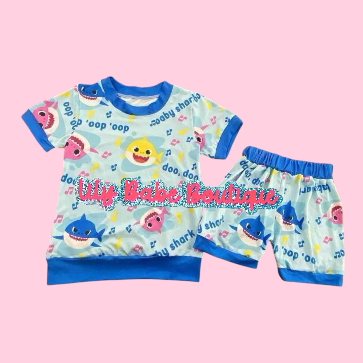 Baby Shark Blue 2 Piece