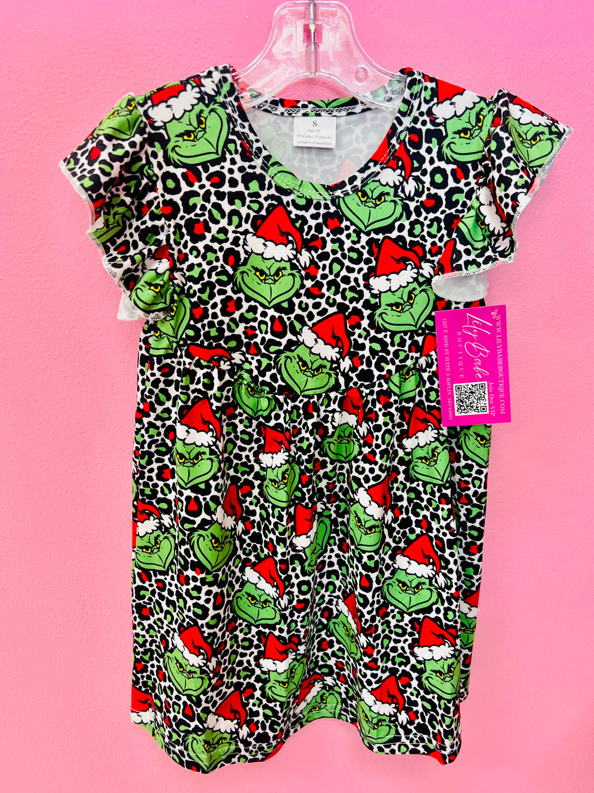 Green Guy Cheetah Print Dress