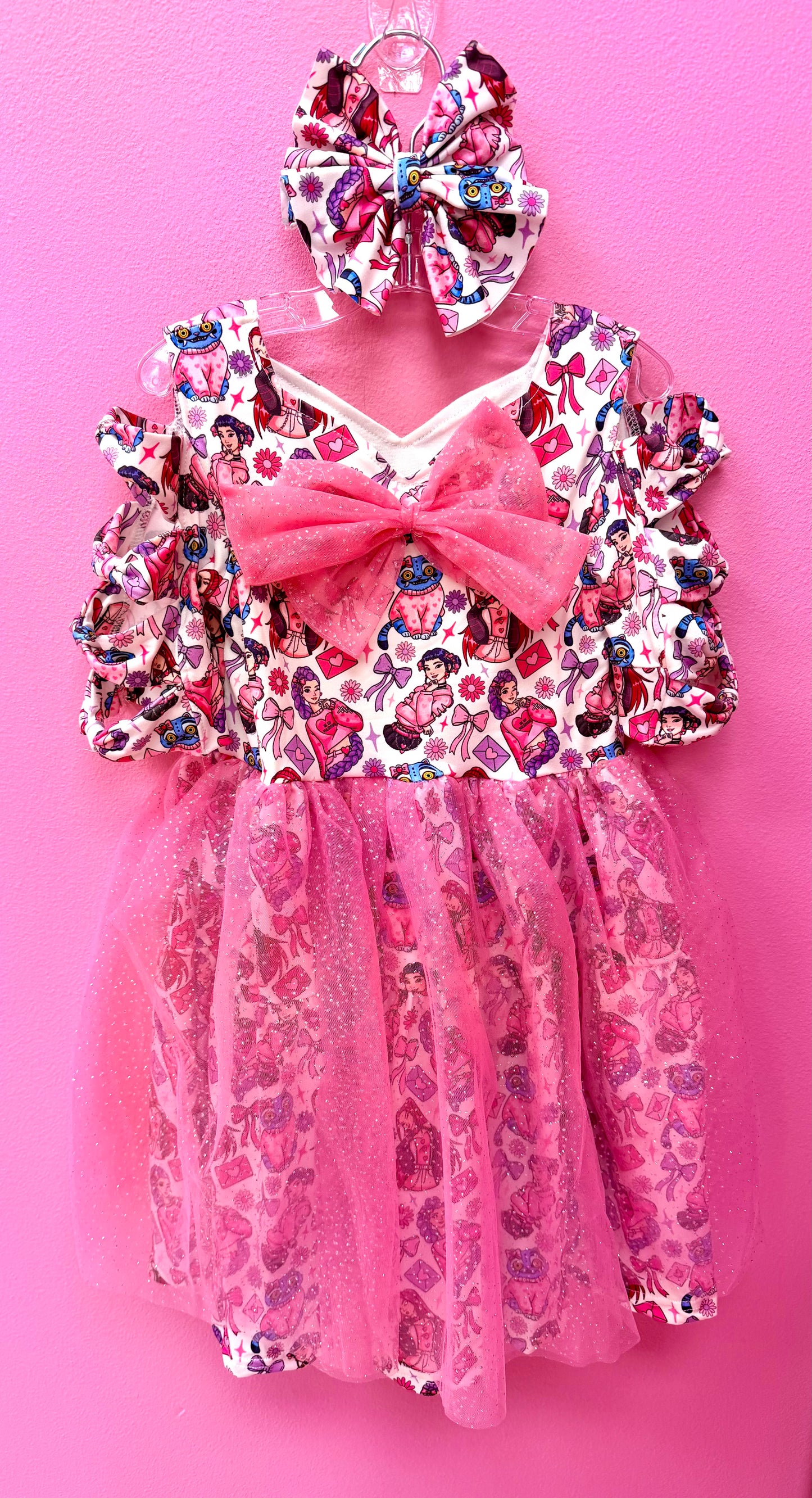 Tulle, Bows, Sparkles & Hunters Dress & Bow