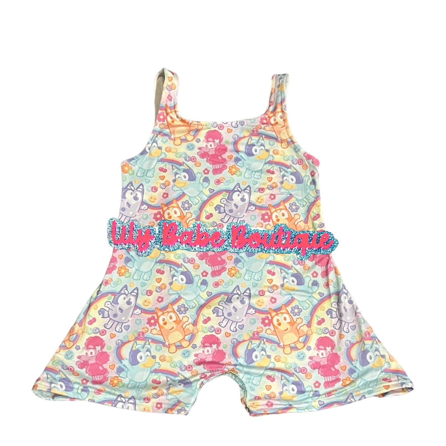 Bluey Wide Leg Tank Romper*