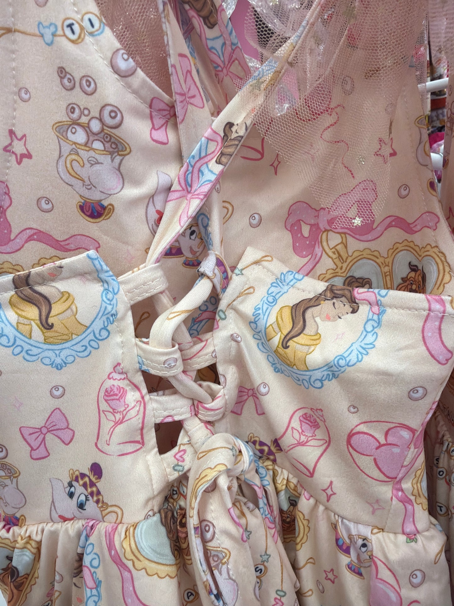 Rose Princess Lace Up Dress
