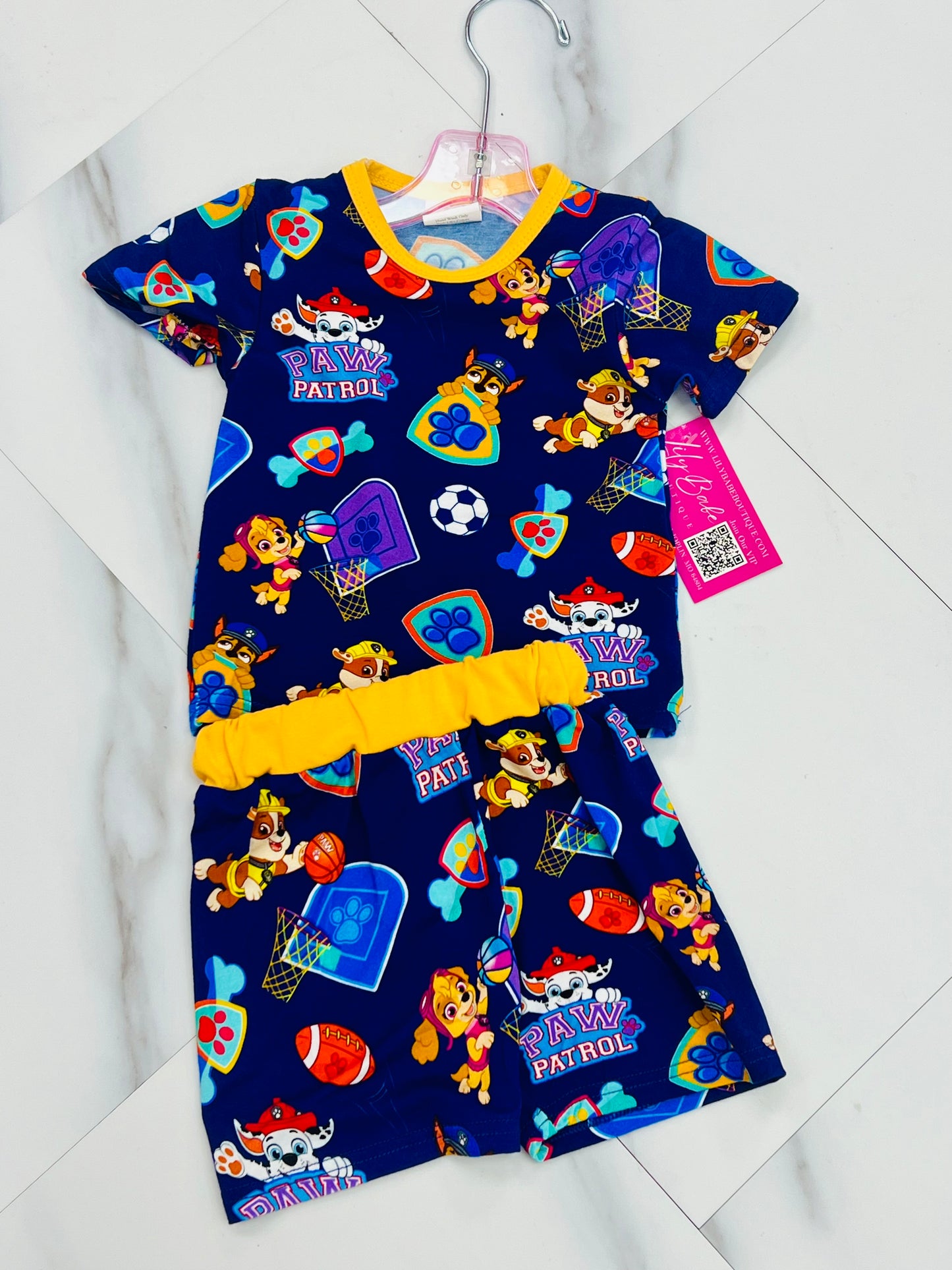 Pup Patrol Bamboo 2 Piece