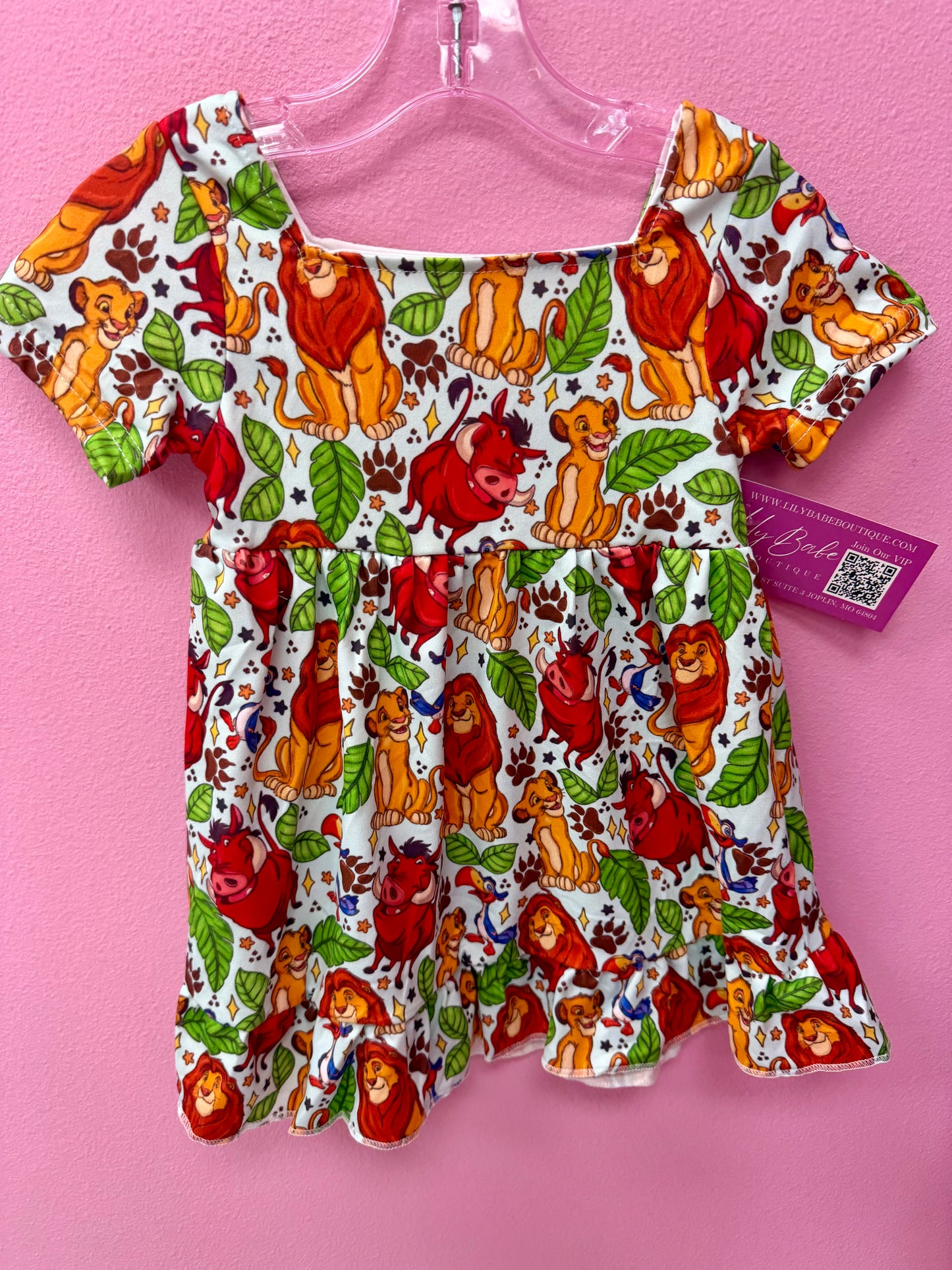 Lion Twirl Dress