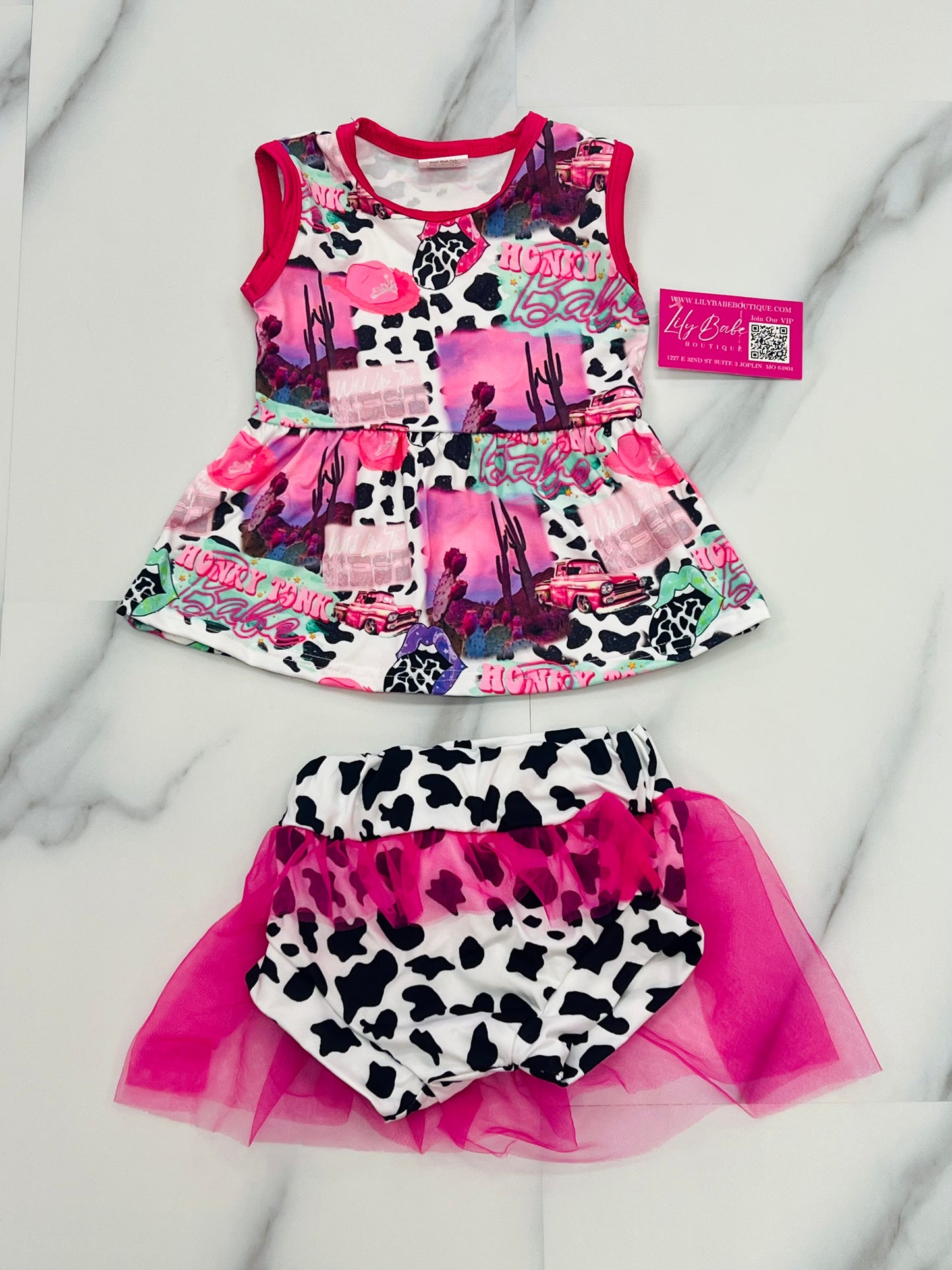 Honky Tonk Babe Tulle 2Pc Set