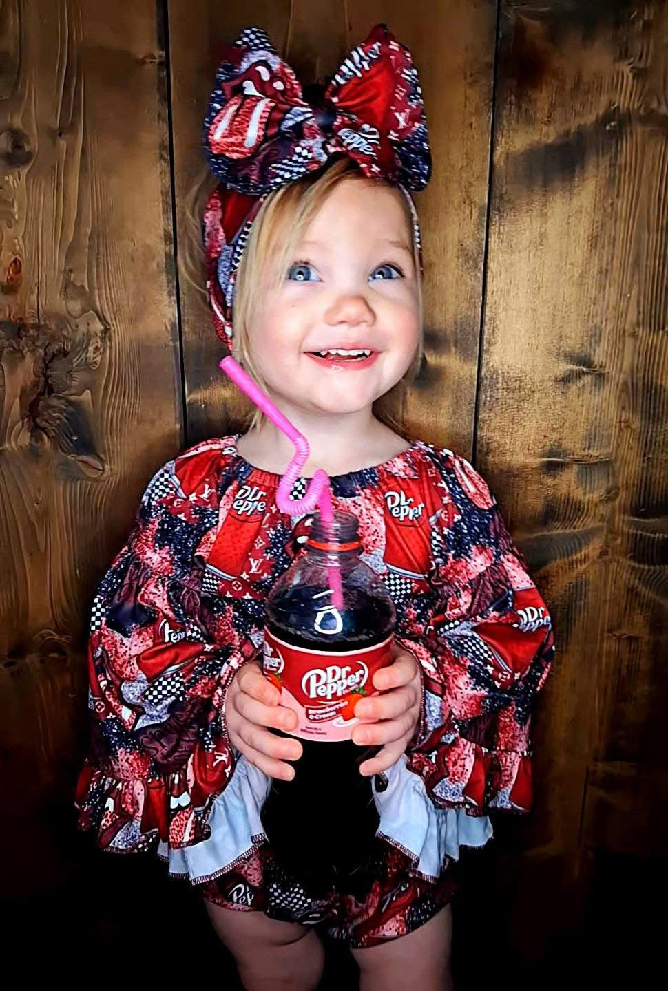 Dr Pepper Onesie (Bow Sold Separate)
