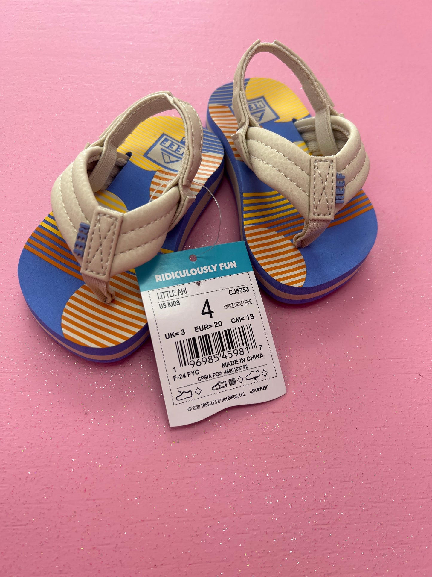 4C Reef Sandals -Blue Yellow