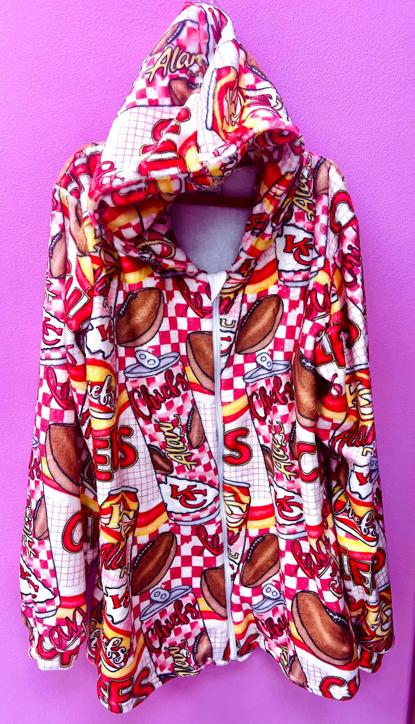 Women’s Football Plush Zip