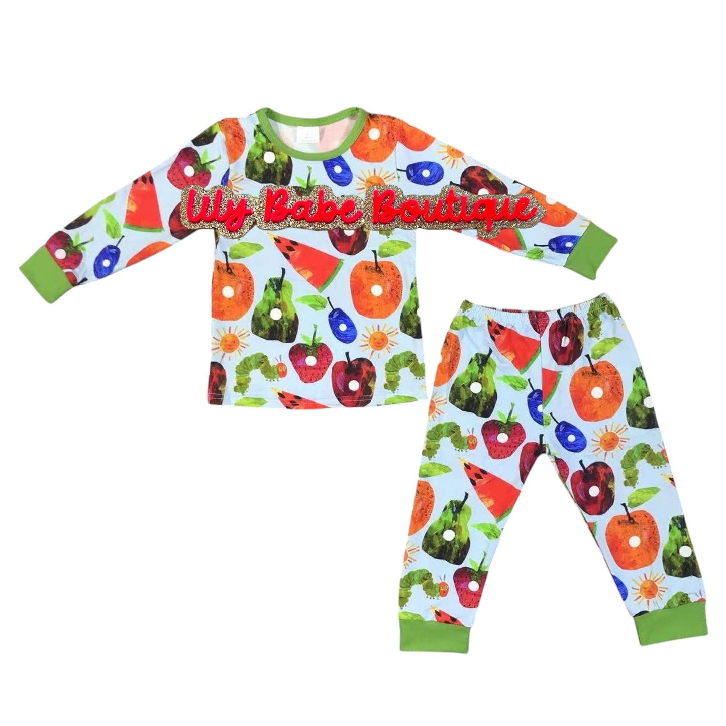 Hungry Catepillar 2 Pc Bamboo