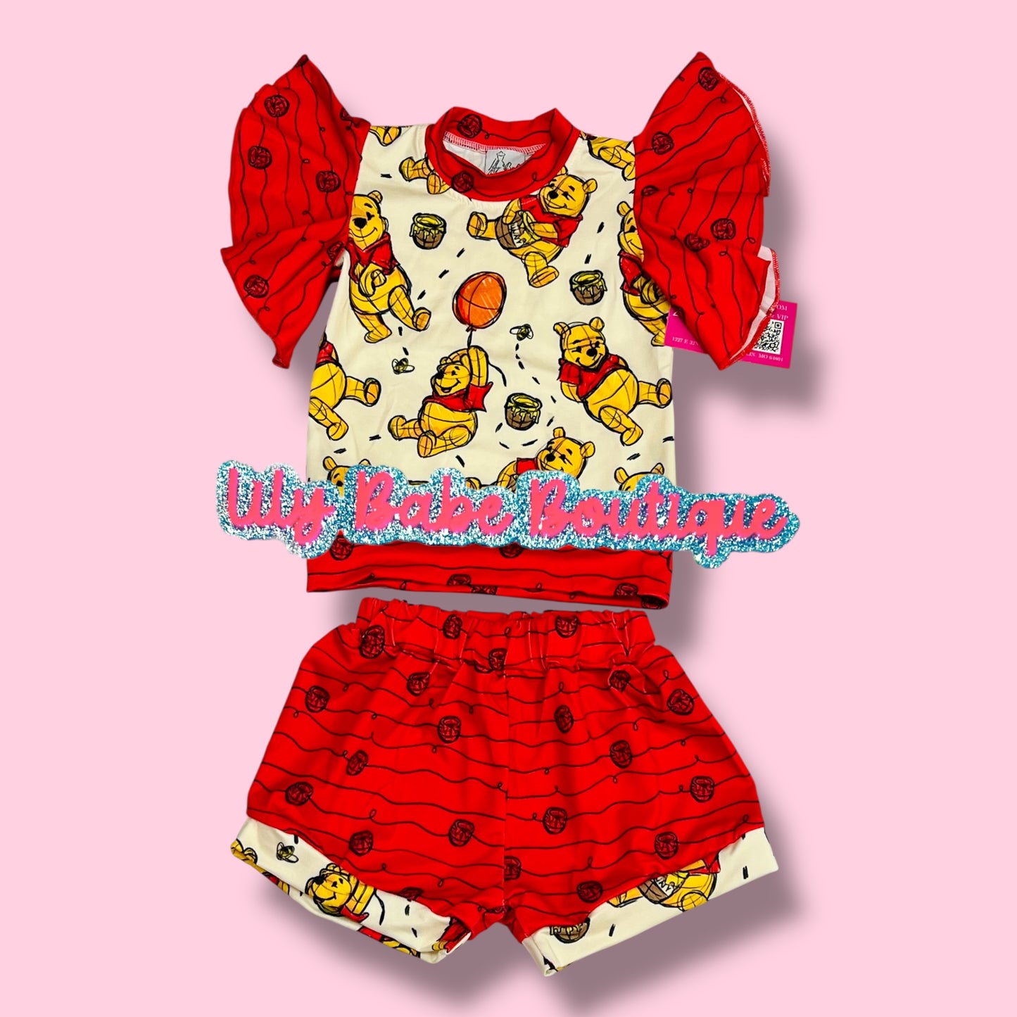 Bell Sleeve Bear 2 Piece