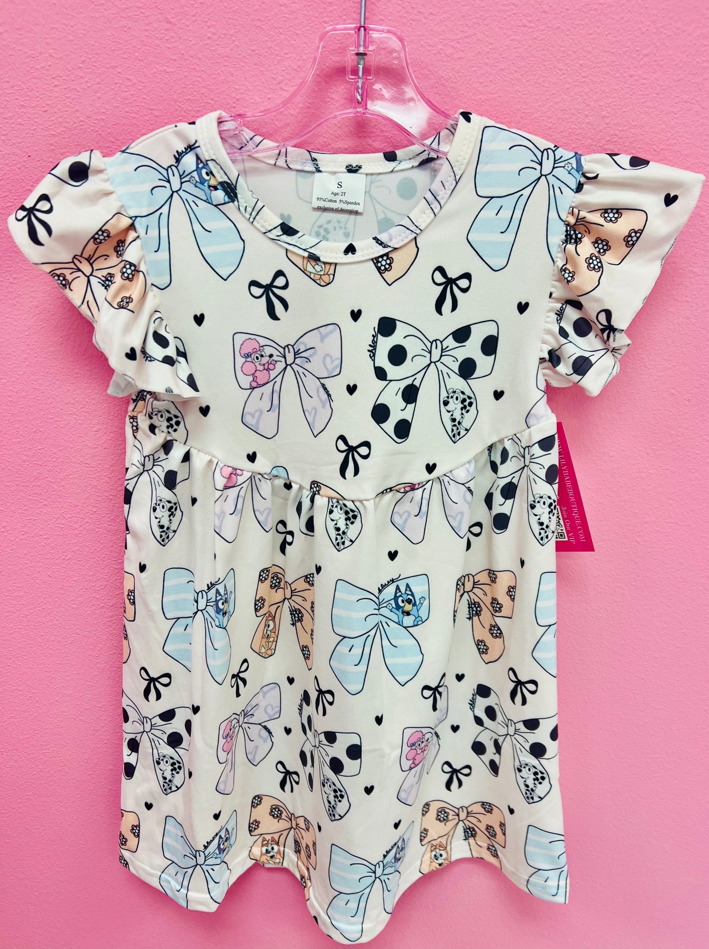 Pup Bow Dress