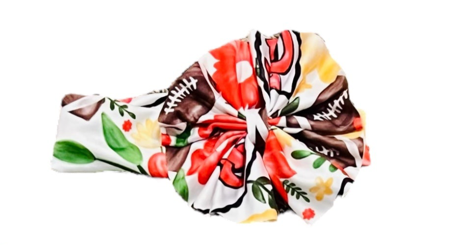 Floral KC Headwrap Bow