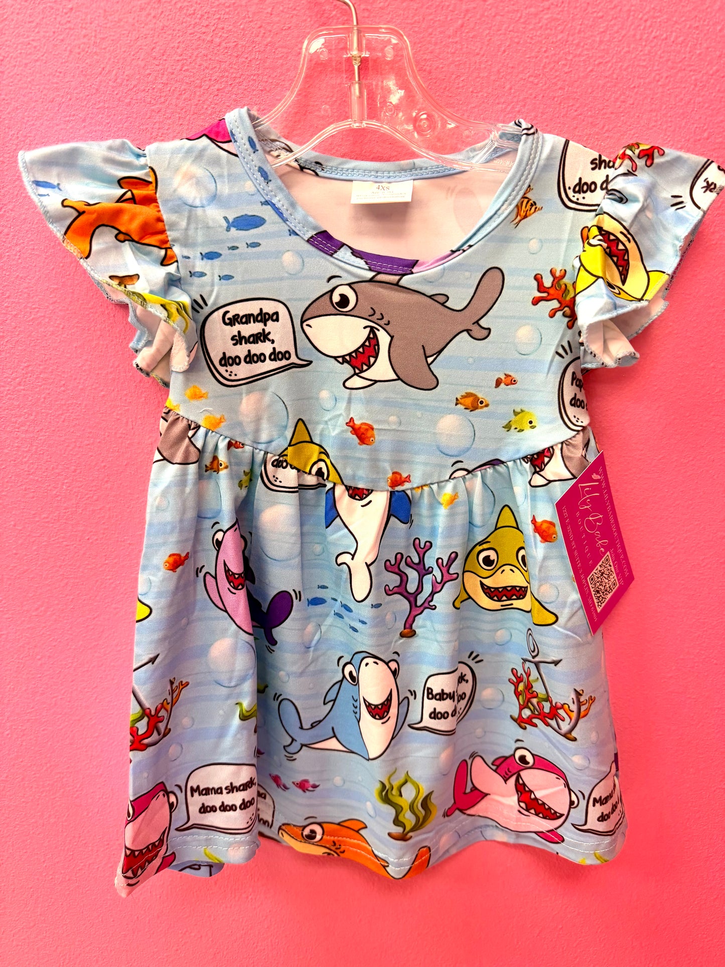 Blue Sharks Dress