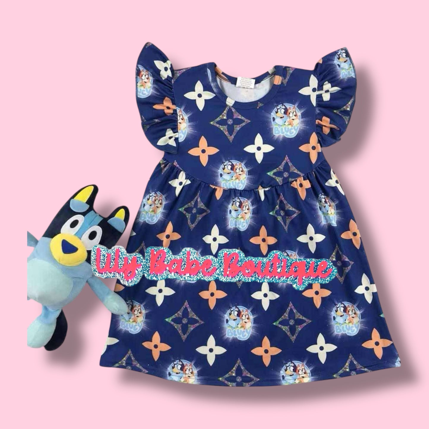 Dark Blue Bluey Dress