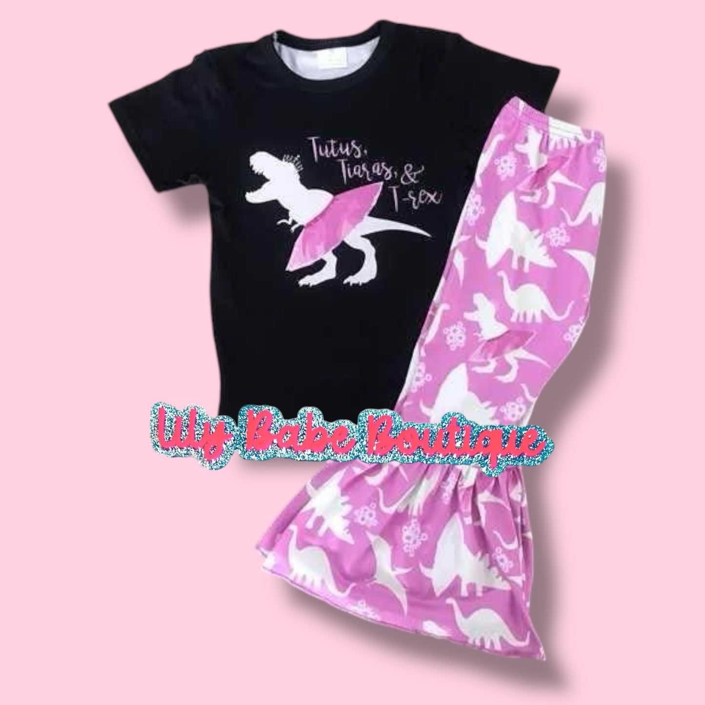 Tutus Tiaras & Trex 2 Pc