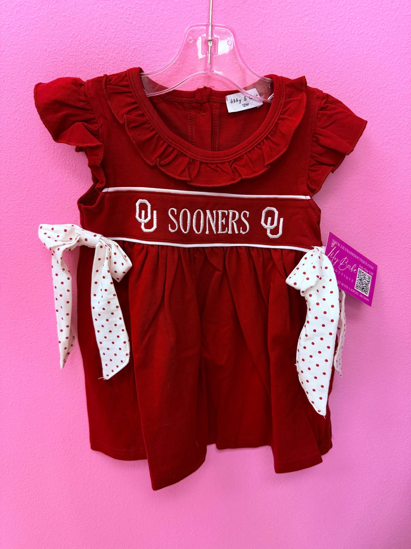 Smocked O U Dress