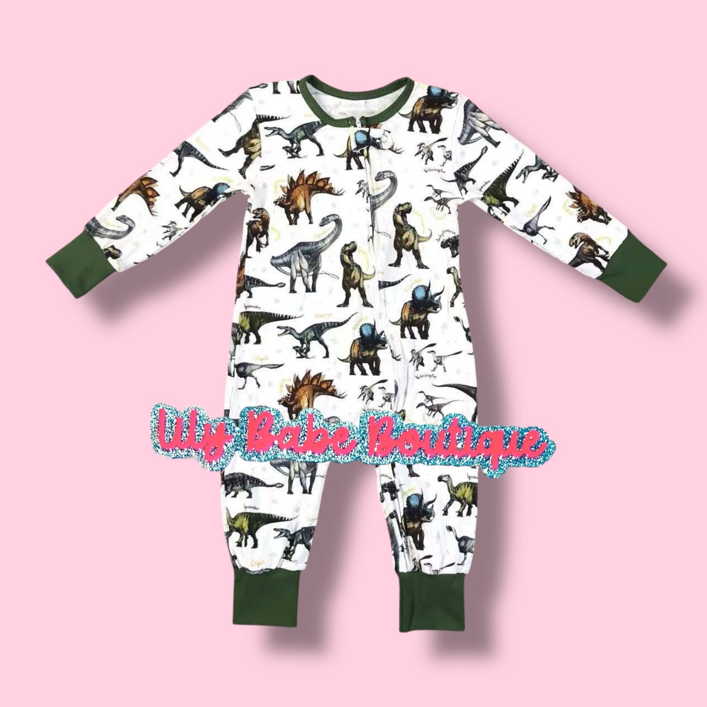 Dinosaur Bamboo Zippie