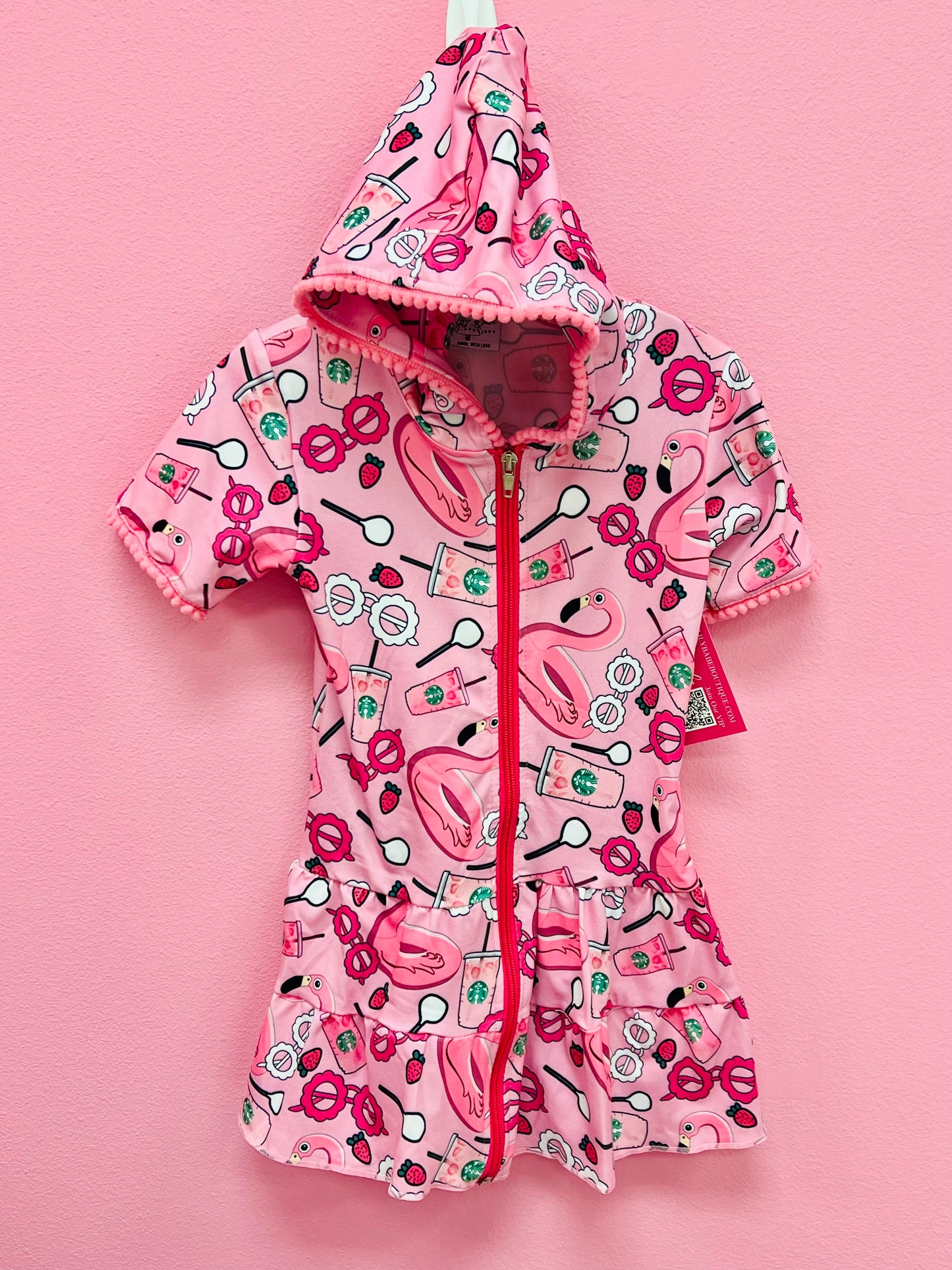 Flamingo Swim Coverup