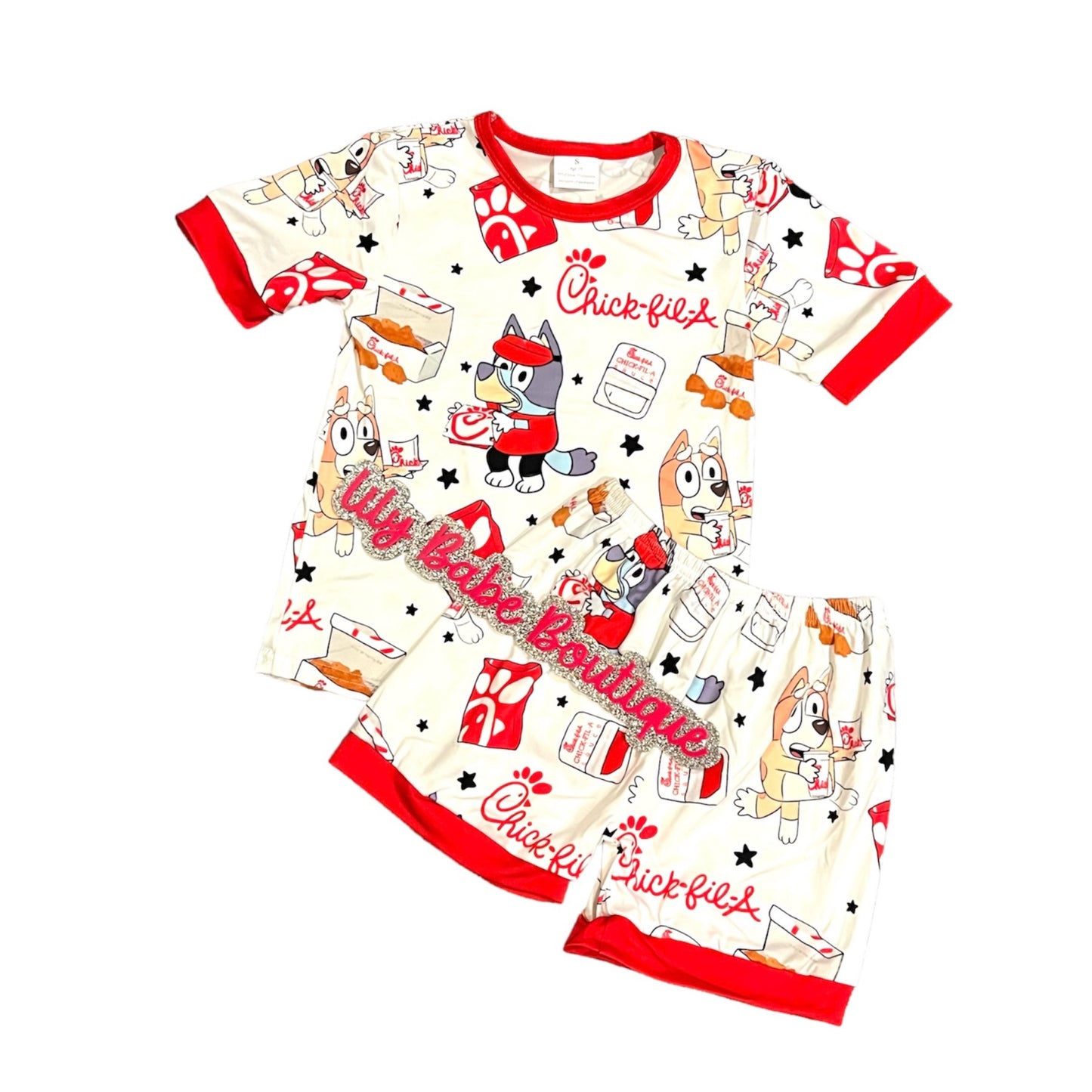 Bluey ChikFilA 2 Piece Set