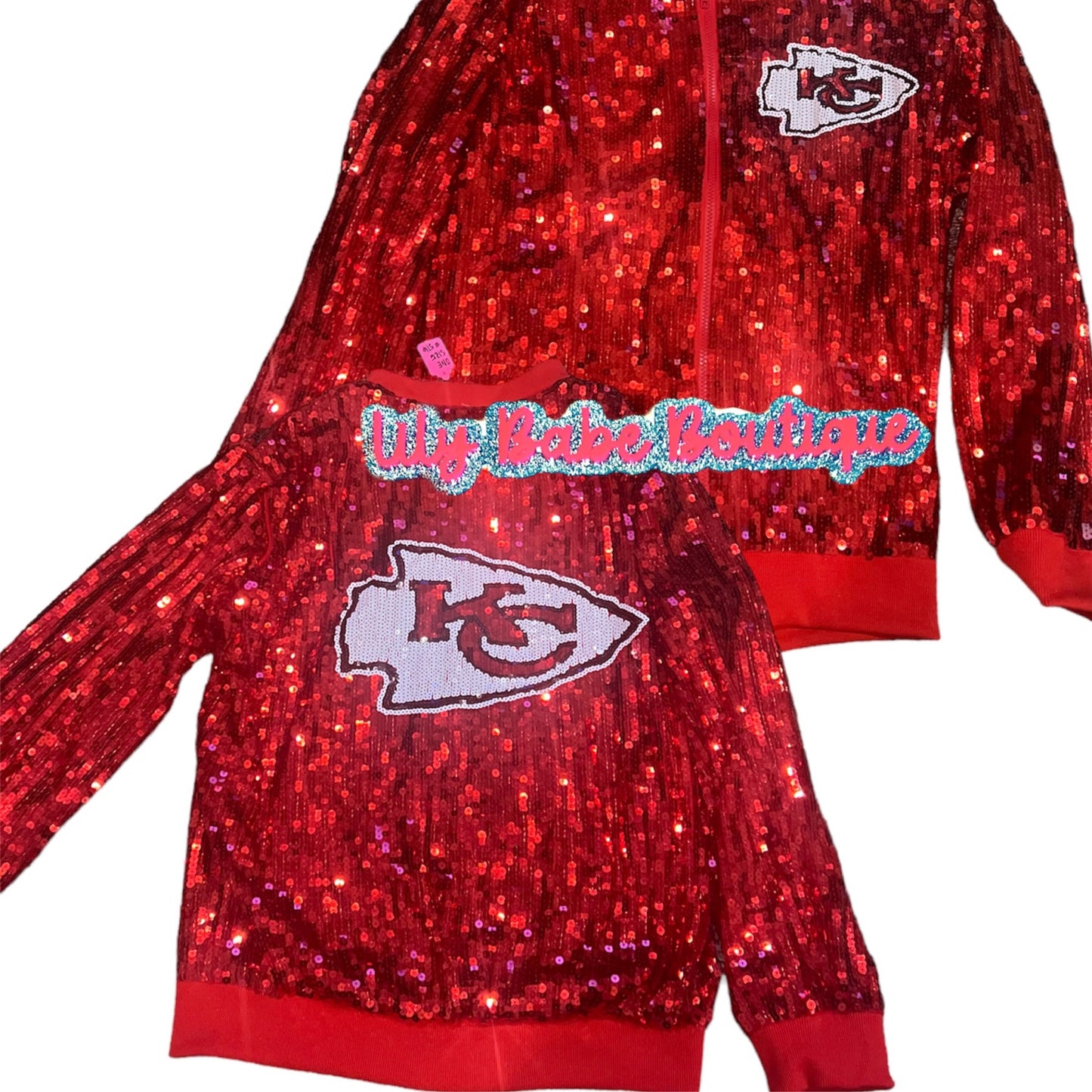 ADULT KC Sequin Zip