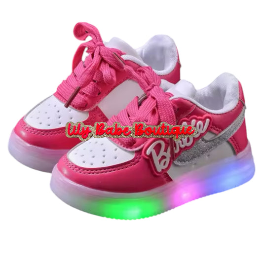 Light Up Barbie Sneakers