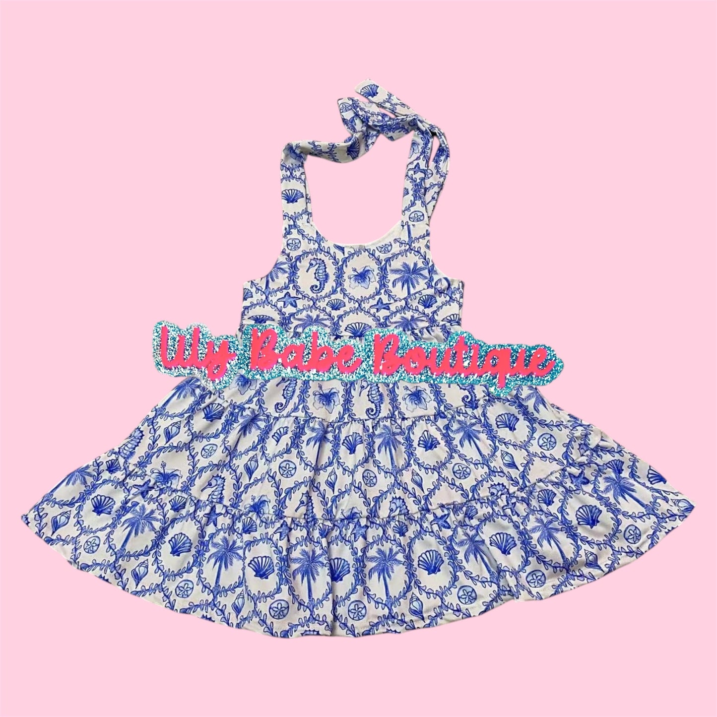 Beach Shell Tiered Dress