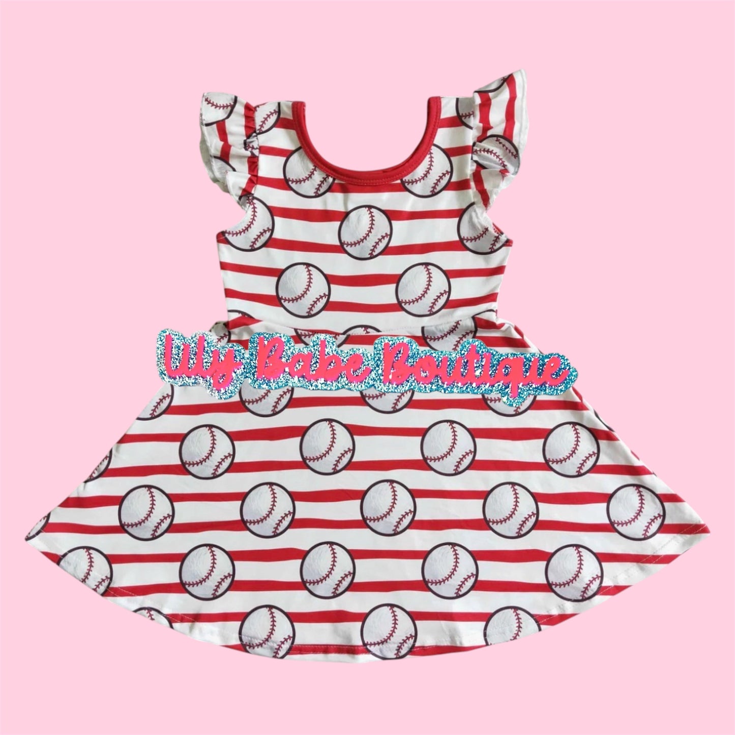 Baseball Stripe Dress