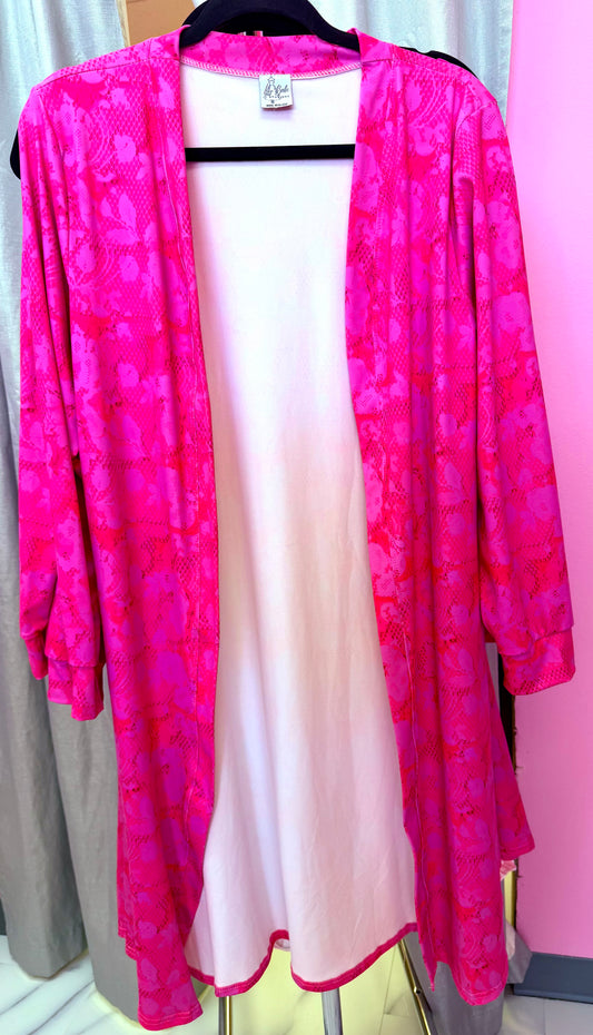 Adult Neon Lace Cardigan