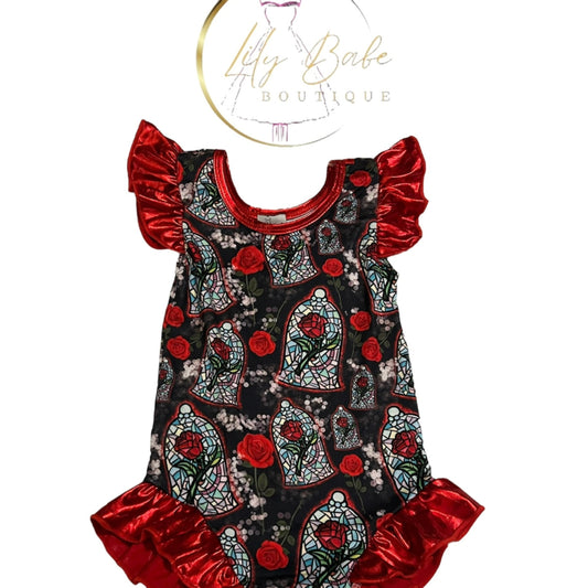 Belle's Roses Flutter Onesie