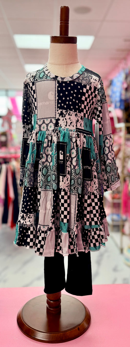 Blue Collar Bamboo Dress & Leggings