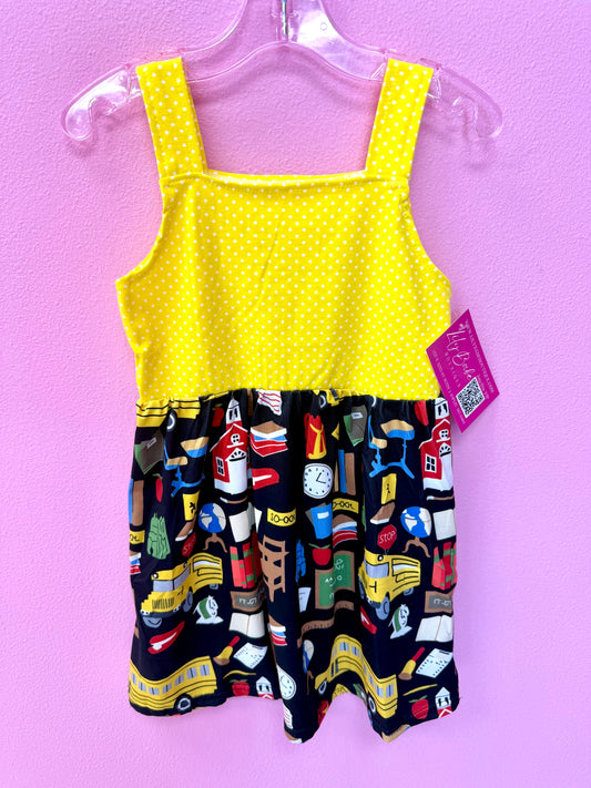 Yellow Chalkboard Dress