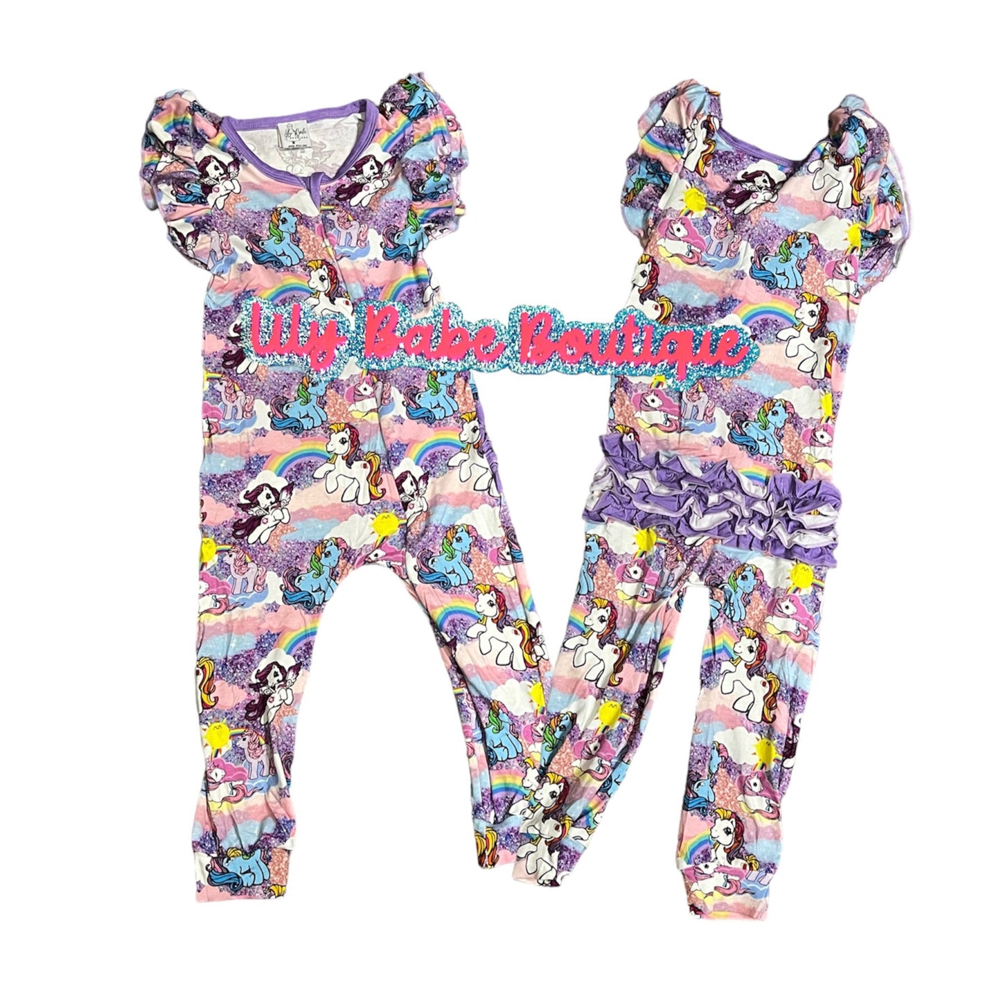 Pony Bamboo Ruffle Zippie