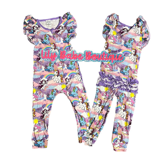 Pony Bamboo Ruffle Zippie