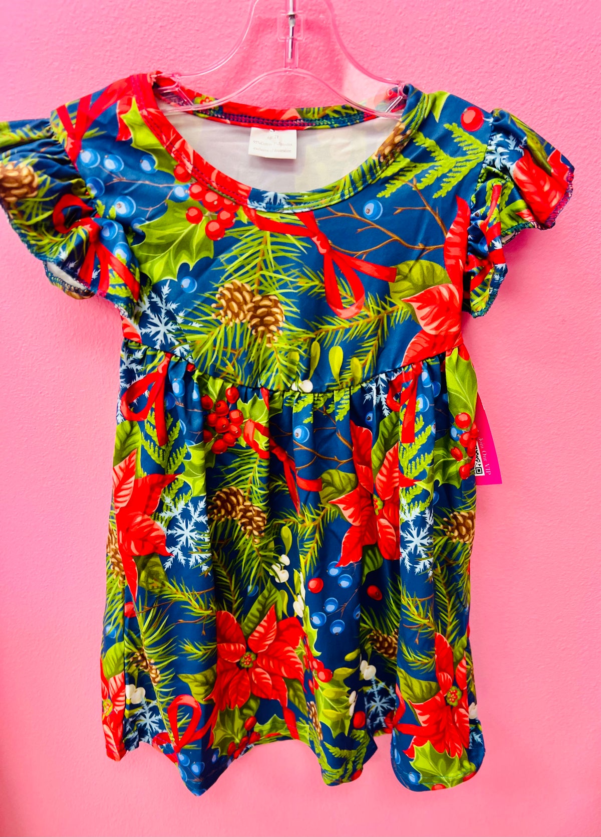 Holiday Greenery Dress