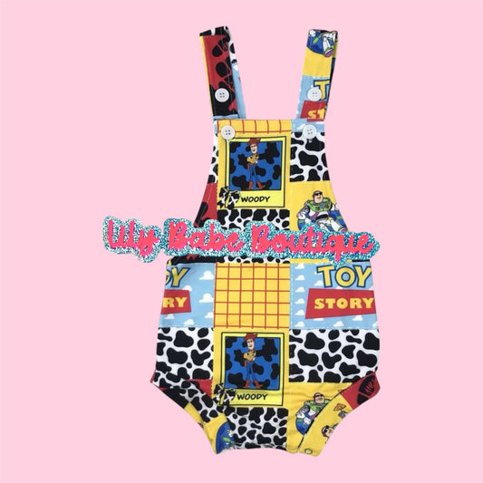 TS Howdy Overall Romper