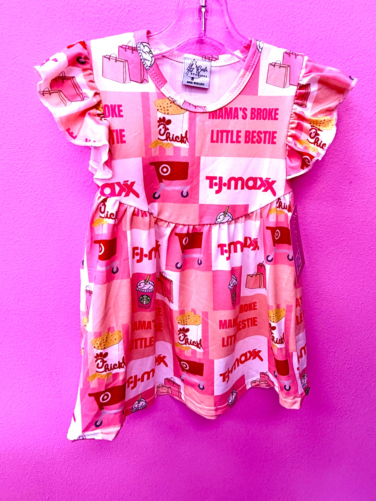 Mamas Broke Little Bestie Dress