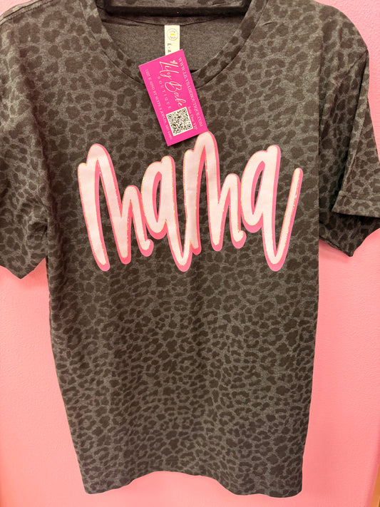 Adult Mama BlkLpd Tee