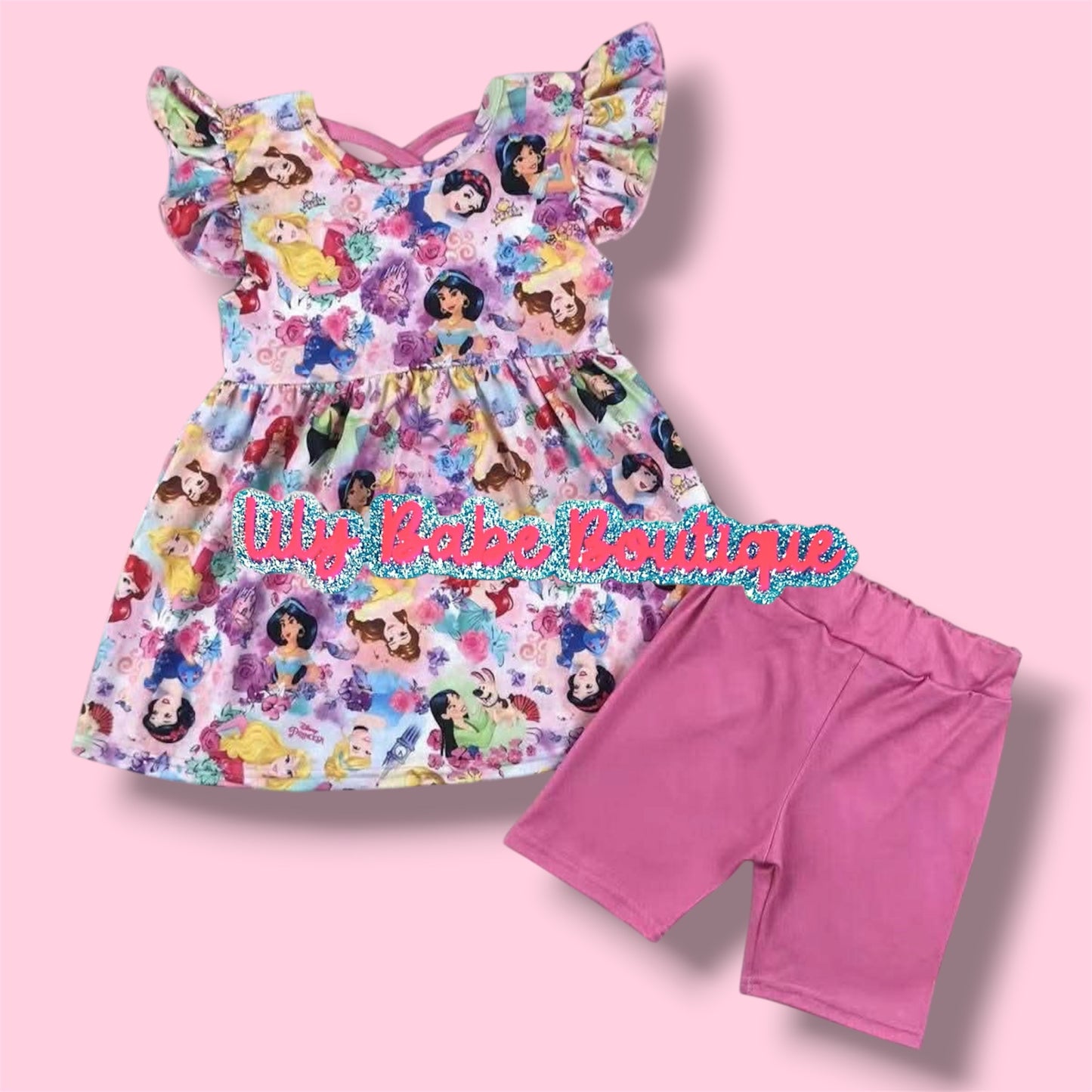 Princesses in Pink 2 Pc