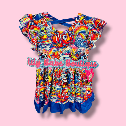 Bright Fish Dress