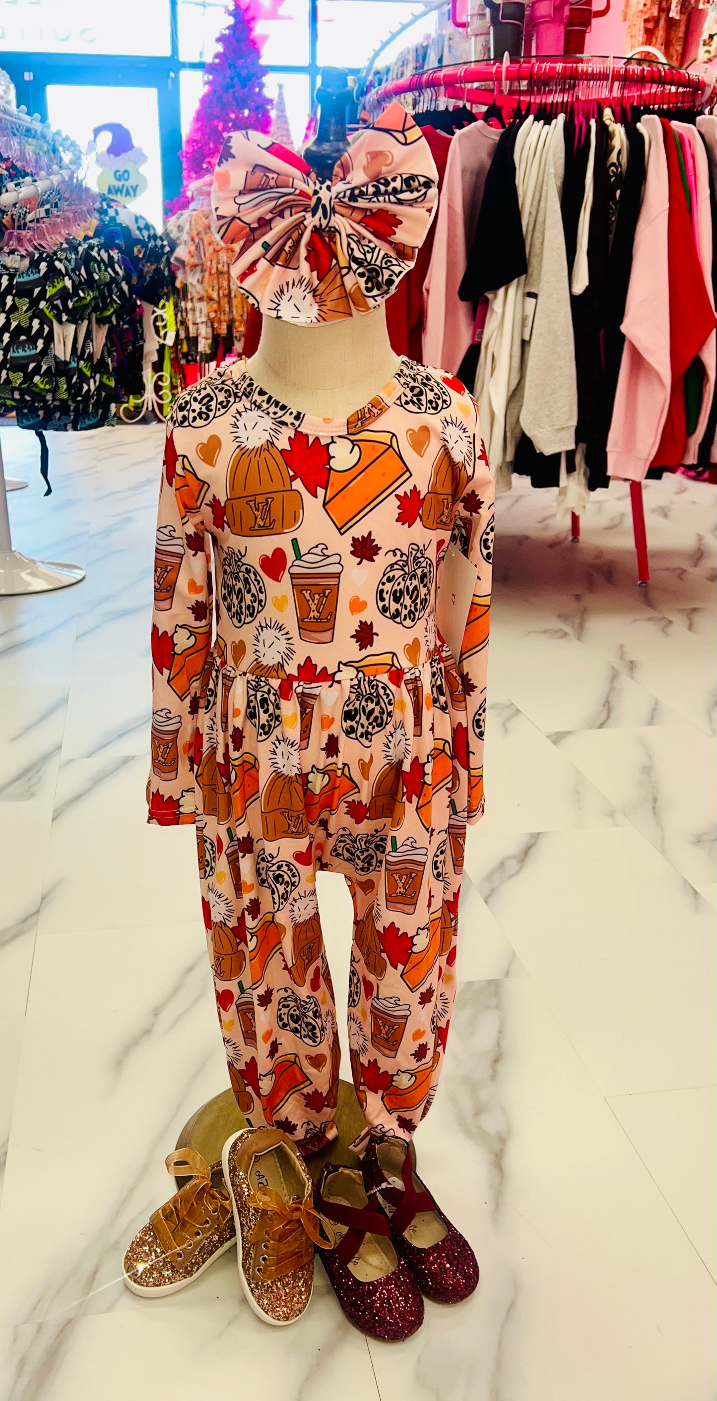 Pumpkin Pie Jumper & Bow