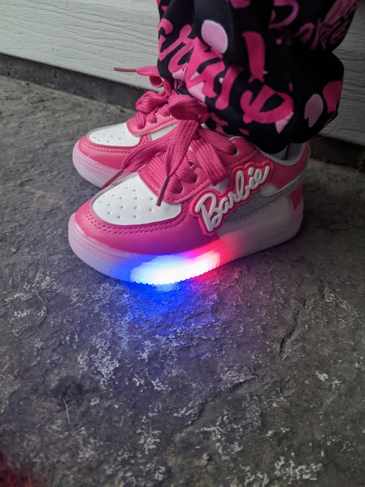 Light Up Barbie Sneakers