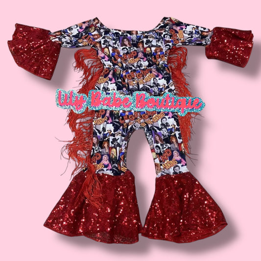 Legend In The Making Sequin Bell Jumper