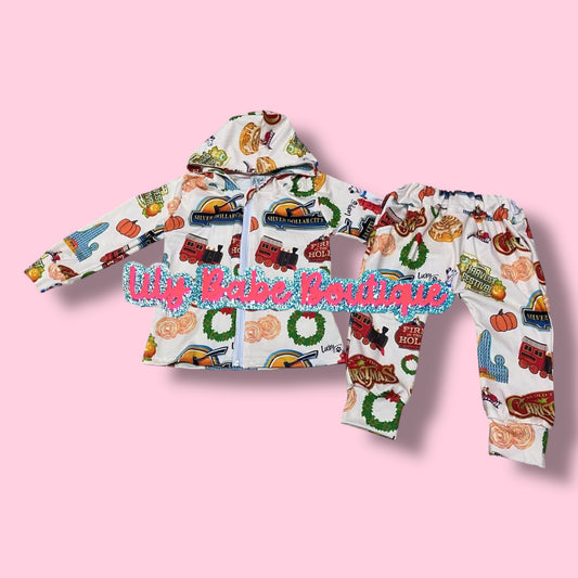 MO Theme Park Zip Up & Joggers 2 PC