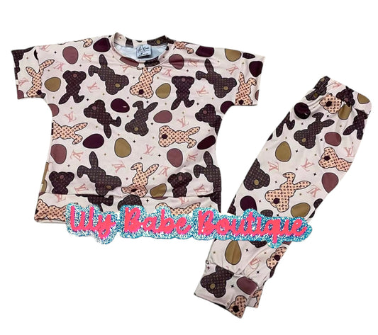 Brown Bunny Lounge Set