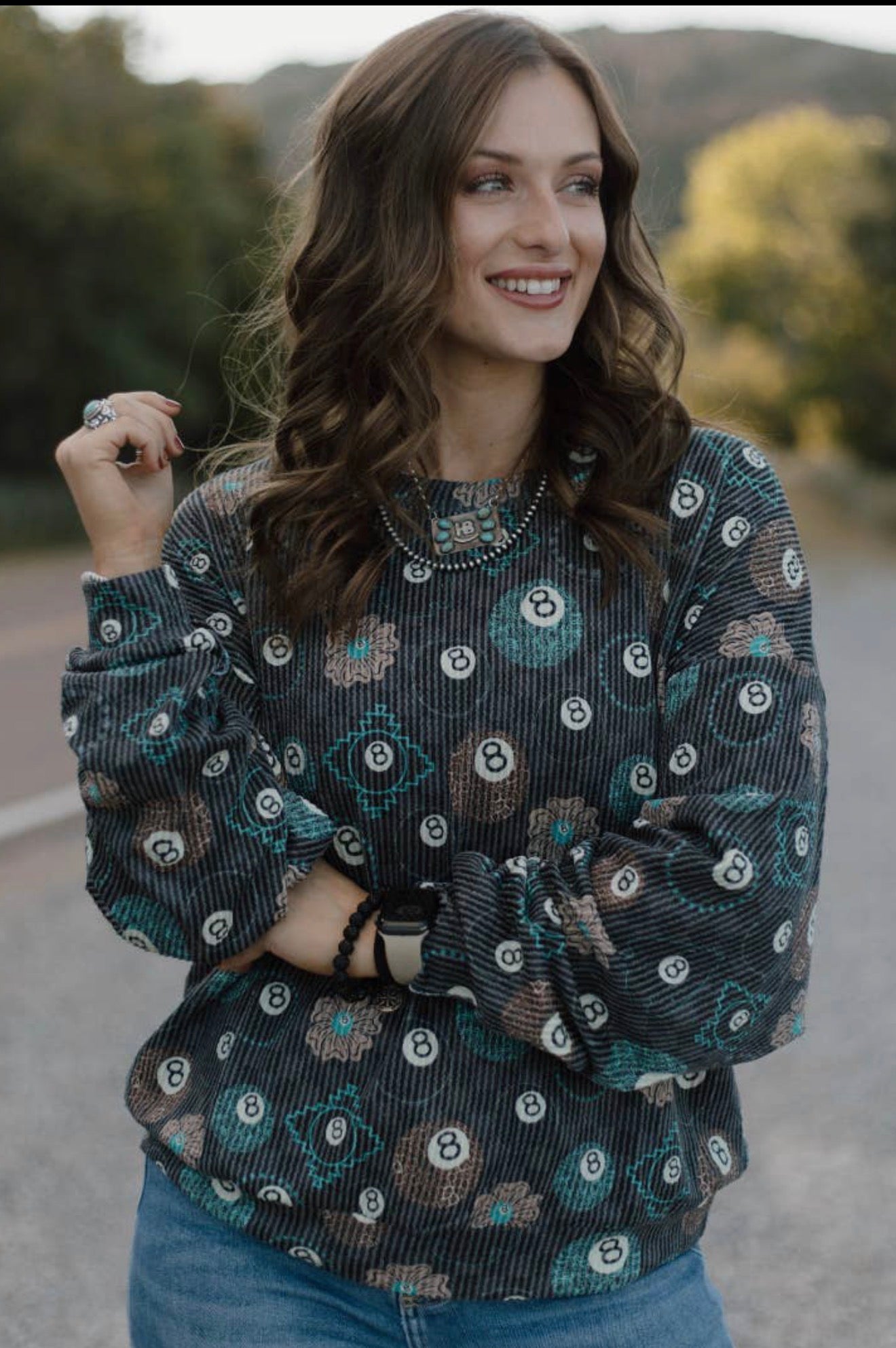 Woman’s Break Shot Blossom Top