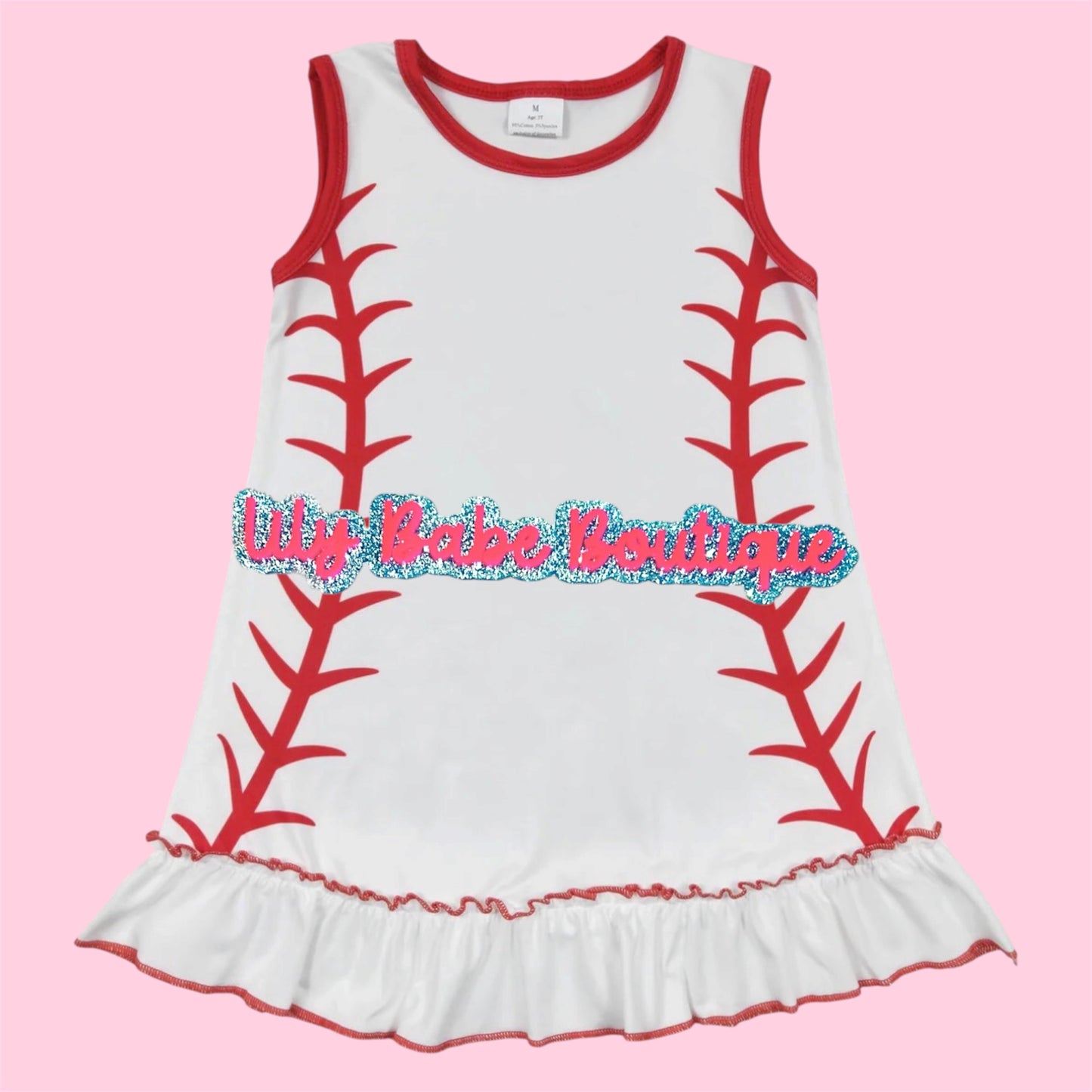 Baseball Laces Dress