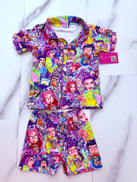 RumiRamen Button Up Jammies