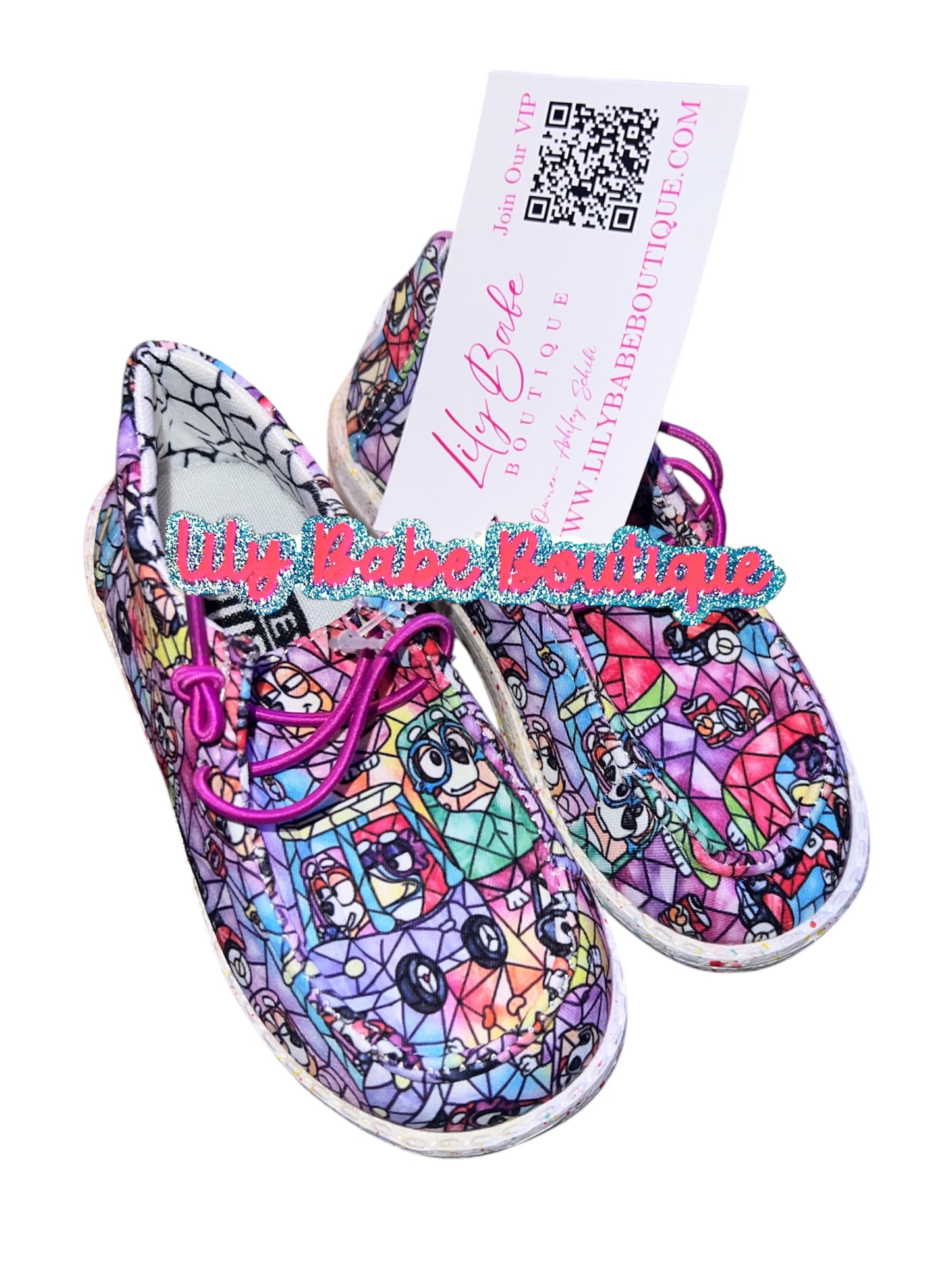 Bluey Mosaic Hey Dudes (Adult Size 7)