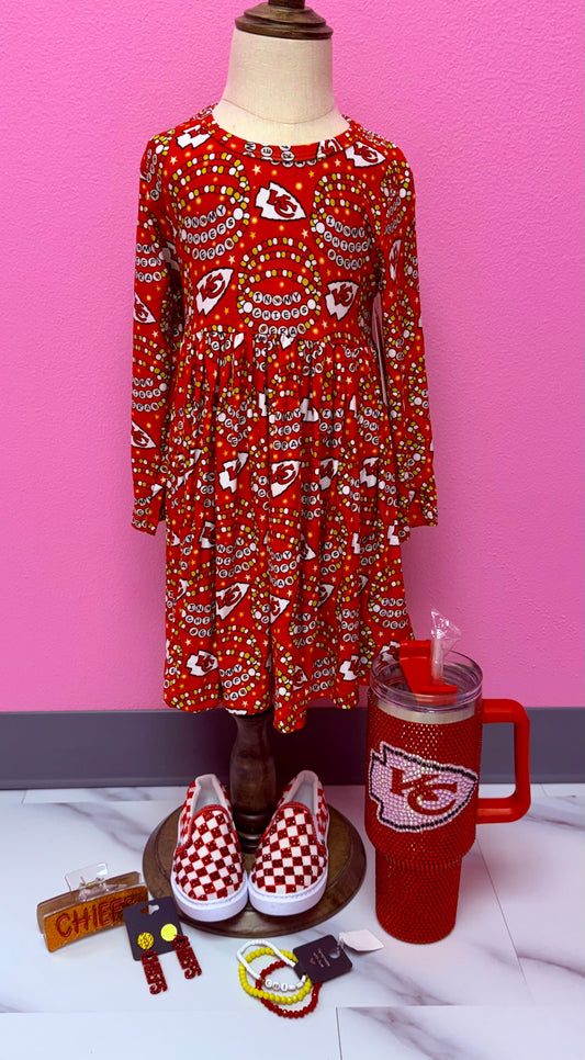 Red Bracelet Bamboo Dress