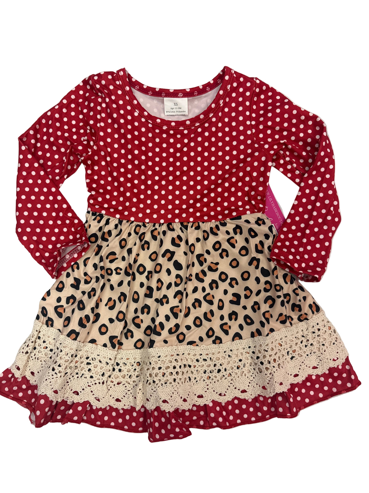 Polka Dot Cheetah Dress